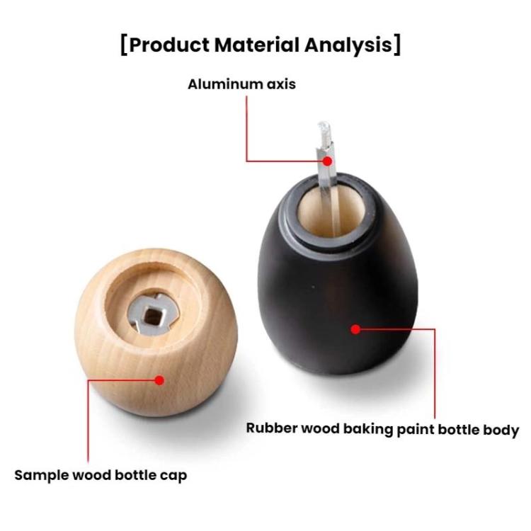 Round Head Manual Pepper Mill Ceramic Core Kitchen Tool