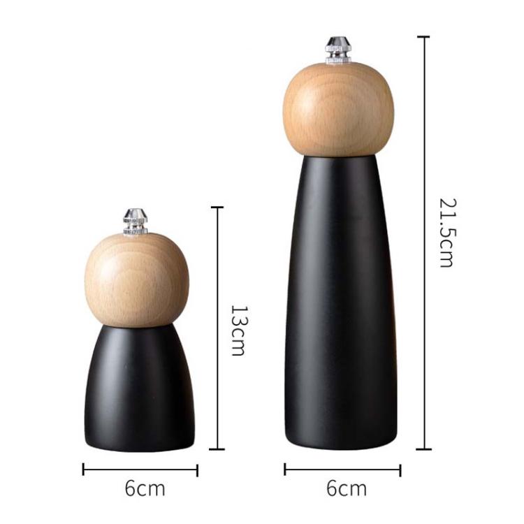 Round Head Manual Pepper Mill Ceramic Core Kitchen Tool