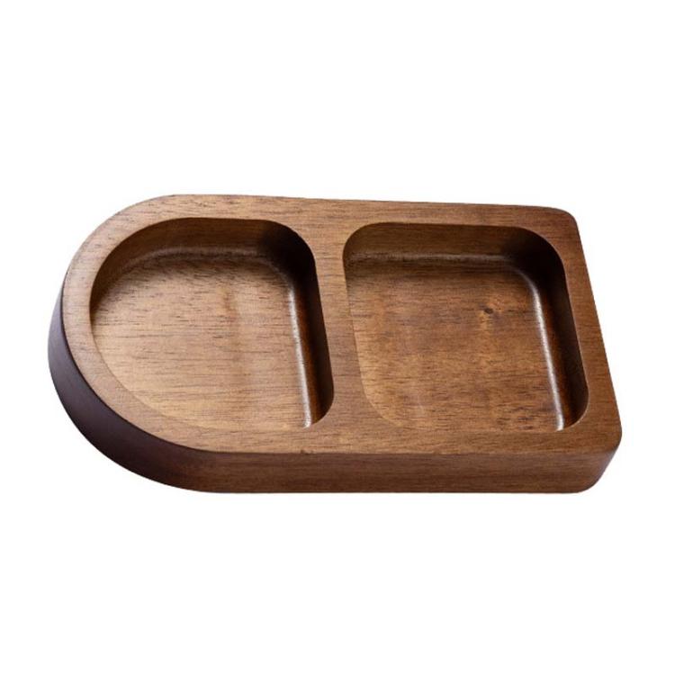 Solid Wood Dipping Dish Beef Barbecue Hot Pot Kimchi Flavor Snack Plate