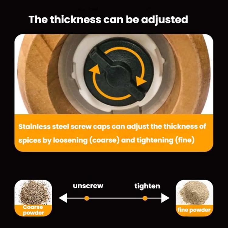 7 Inch Manual Acacia Wood Ceramic Core Grinder Multi Purpose Grinder