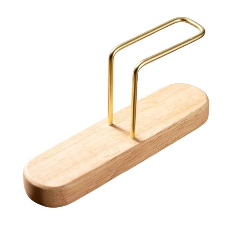 Coffee Filter Paper Holder Household Filter Paper Box Solid Wood Storage Stand