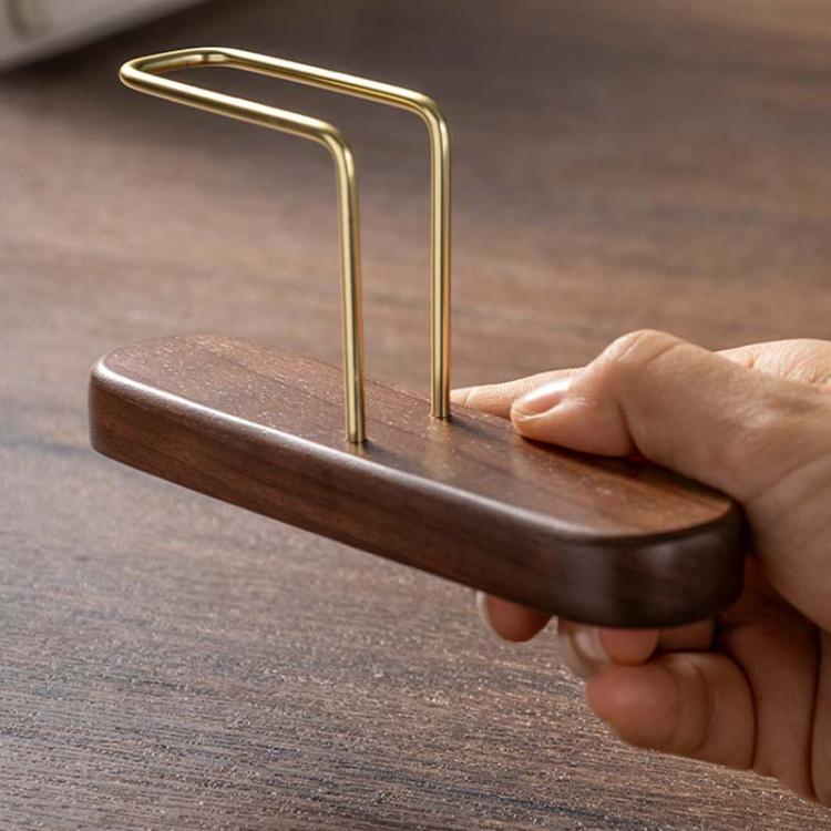 Coffee Filter Paper Holder Household Filter Paper Box Solid Wood Storage Stand