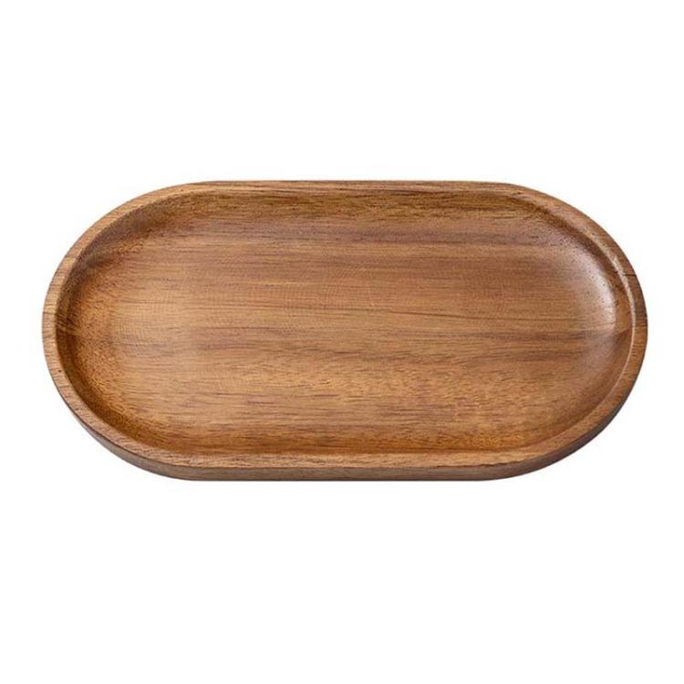 Cassia Wood Tea Tray Fruit Dessert Plate