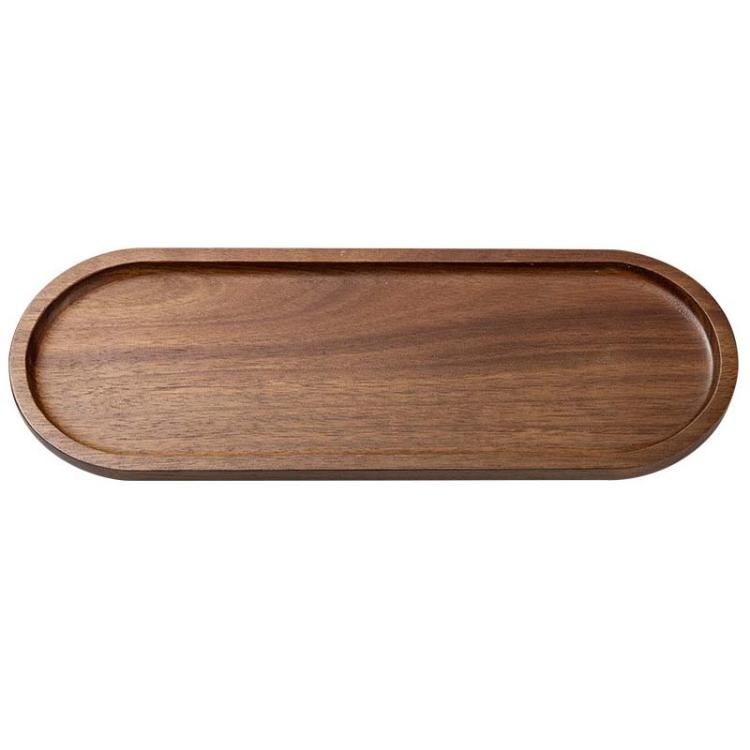 Cassia Wood Tea Tray Fruit Dessert Plate
