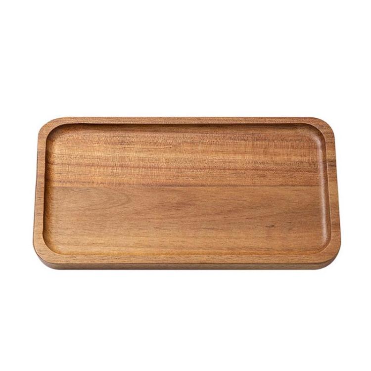 Cassia Wood Tea Tray Fruit Dessert Plate