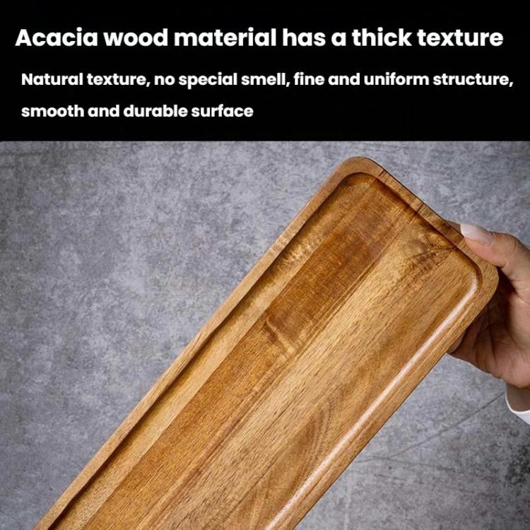 Cassia Wood Tea Tray Fruit Dessert Plate