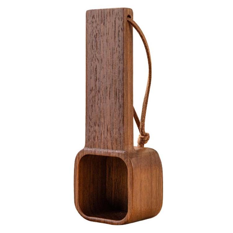 Solid Wood Square Coffee Spoon Measuring Seasoning Scoop Teaspoon