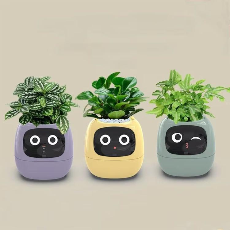 Smart Plant Pot With Multi-Sensors WiFi Plant Monitor With 2-Inch Screen Compatible With Mi/Tuya Home Ecosystem