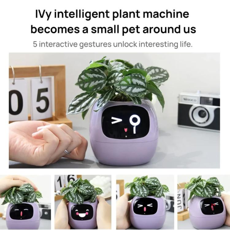 Smart Plant Pot With Multi-Sensors WiFi Plant Monitor With 2-Inch Screen Compatible With Mi/Tuya Home Ecosystem