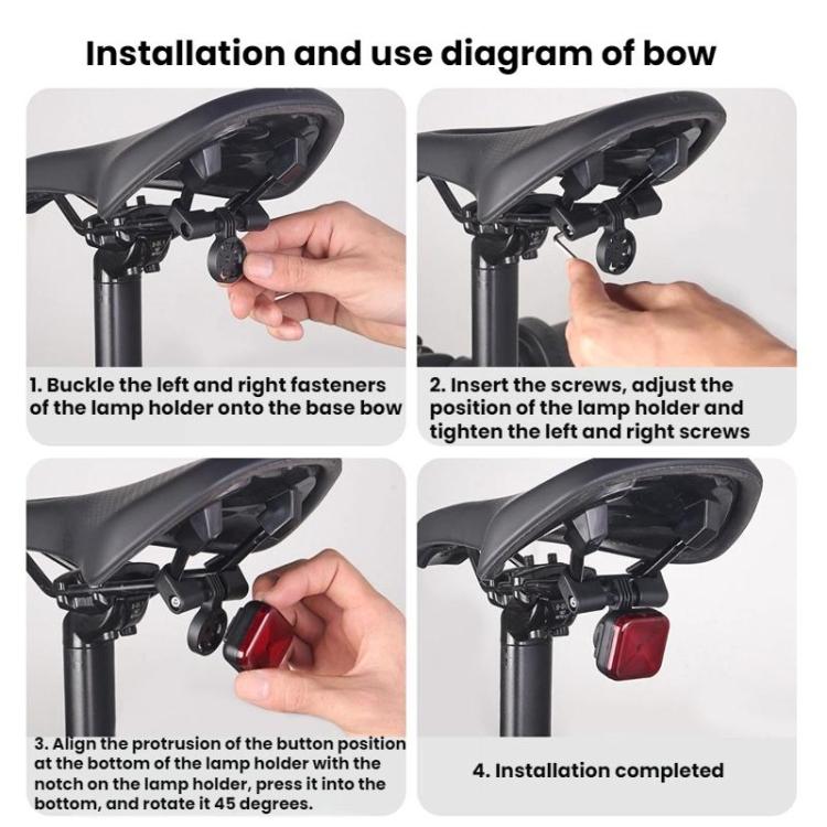 Bicycle Charging Taillights Smart Brake Sensing Taillights Night Riding Waterproof Warning Lights