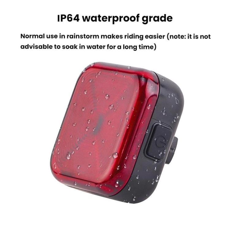 Bicycle Charging Taillights Smart Brake Sensing Taillights Night Riding Waterproof Warning Lights