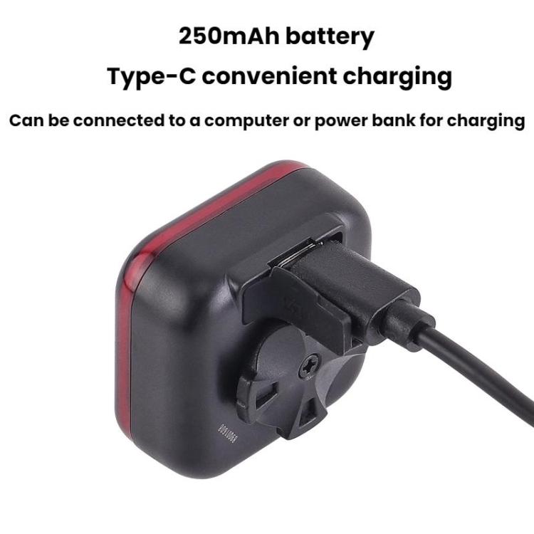 Bicycle Charging Taillights Smart Brake Sensing Taillights Night Riding Waterproof Warning Lights