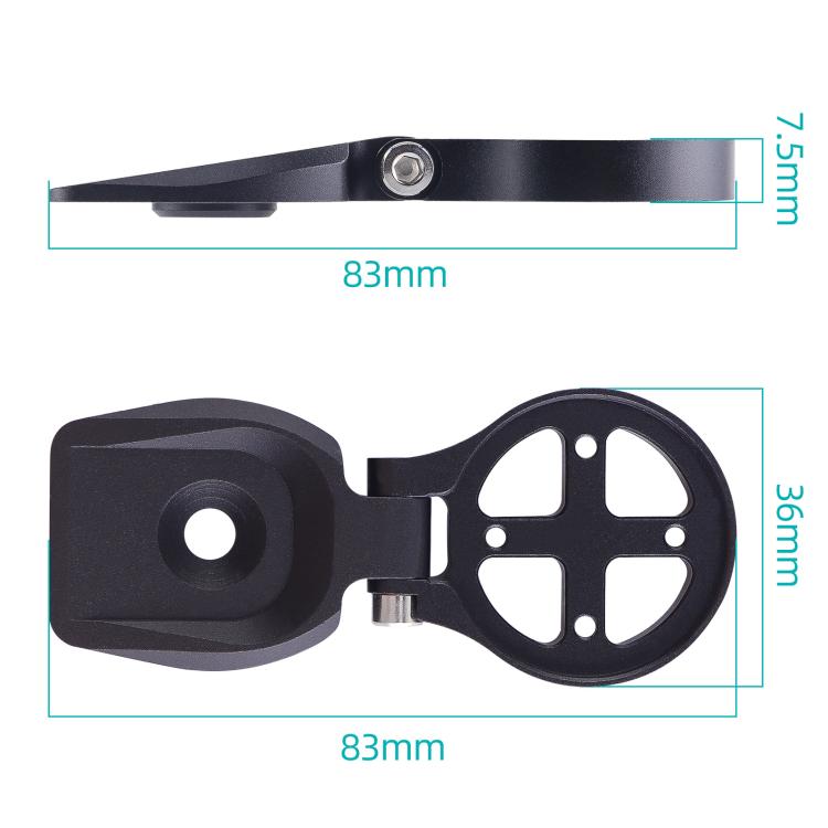 General Bicycle Handbar Meter Stand Mountain Bike Adjustable Odometer Extension Rack