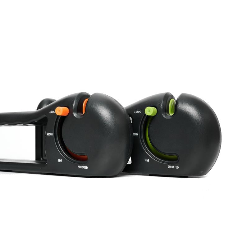 4-in-1 Rotating Knife Sharpener with Coarse/Medium/Fine/Serrated Modes for Kitchen Knives, Scissors, Tools