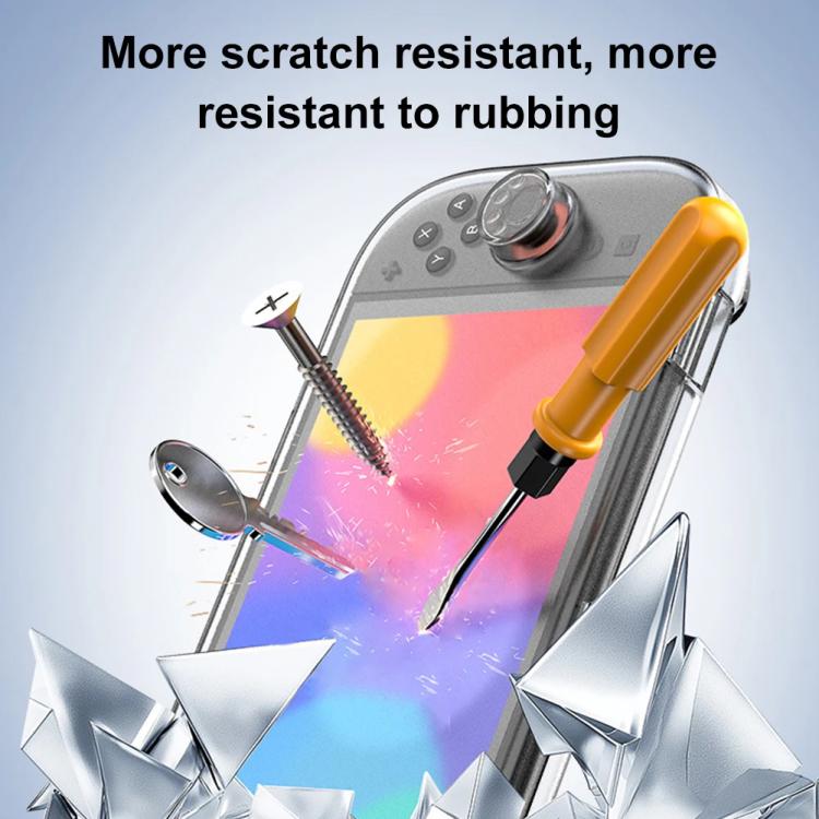 For Nintendo Switch 2 Console Crystal Storage Case Organizer Anti-Scratch Travel Box With 14 Game Card Slots