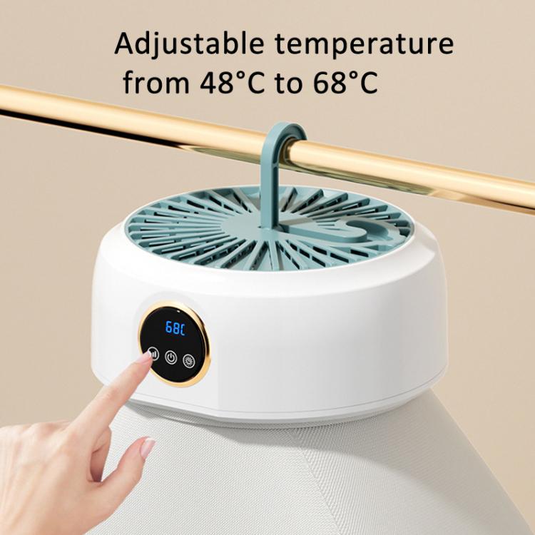 600W Smart Touch Control Foldable Clothes Dryer Portable Laundry Dry Machine with LED Display, Adjustable Temperature & Timer