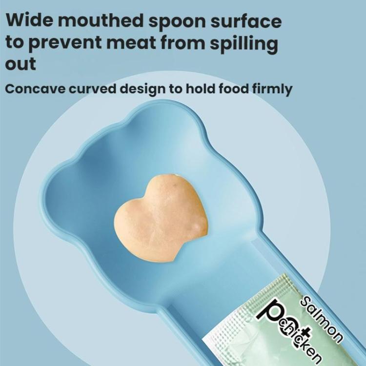 Pet Feeder Squeezes Cat Snack Tableware