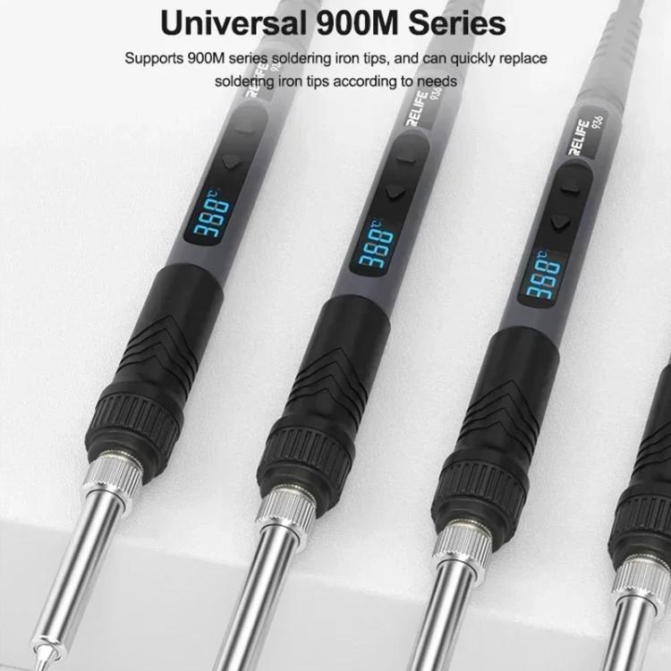 90W High Power Internal Heating Smart Digital Display Soldering Iron, US Plug