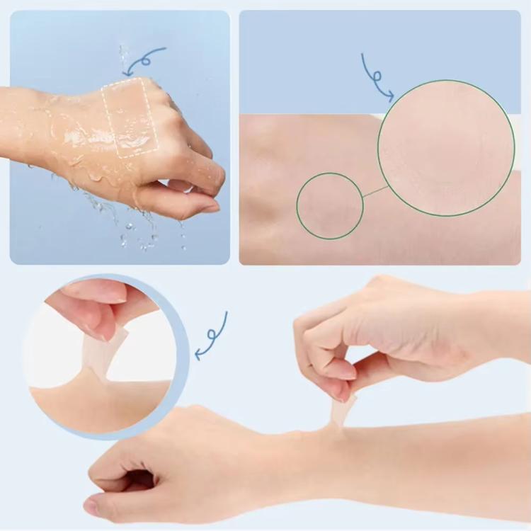 6pcs /Pack Ultra-Thin Water-resistant Tattoo Cover Stickers Scar & Birthmark Concealer Patches