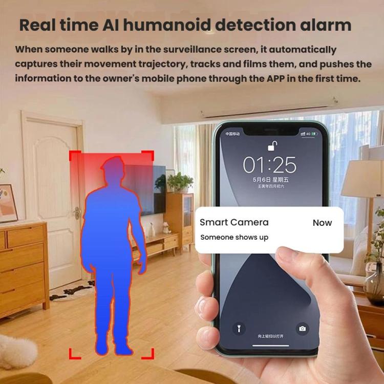 10Moons Indoor 4G Network Camera Home Remote Mobile Wireless HD Monitor
