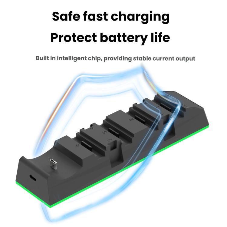 For Nintendo Switch 2/Switch 2 Pro PGTECH 9 In 1 Universal Left Right Controller Charging Dock