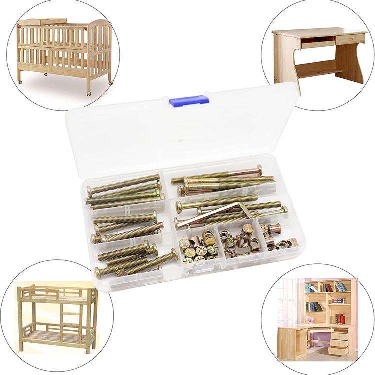 50pcs /Set M6 Colored Zinc Round Head Hexagon Socket Screw Set