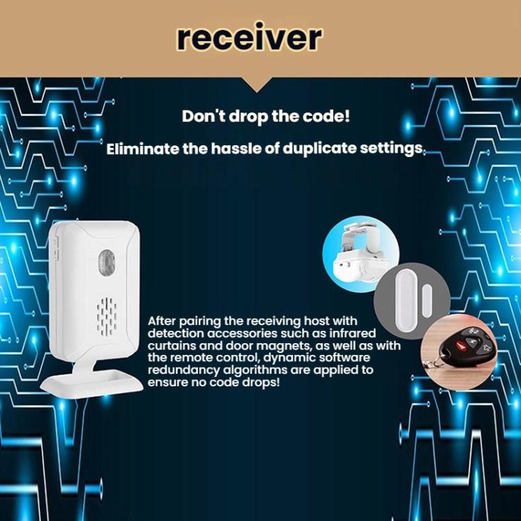 Wireless Infrared Sensor Split Supermarket Welcome Doorbell