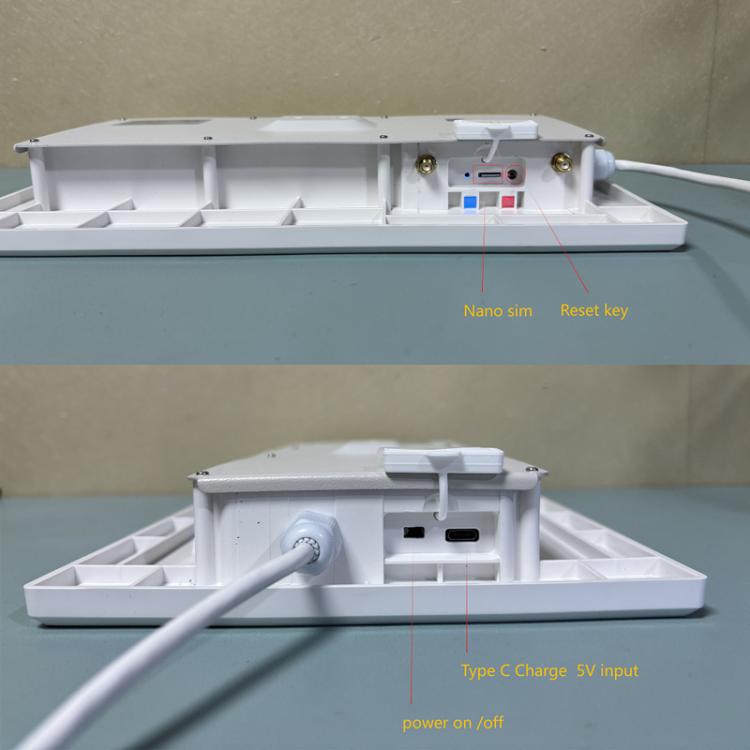 EAU 4G Solar SIM Card WiFi 6 Router Waterproof Outdoor 4G To WiFi Cable