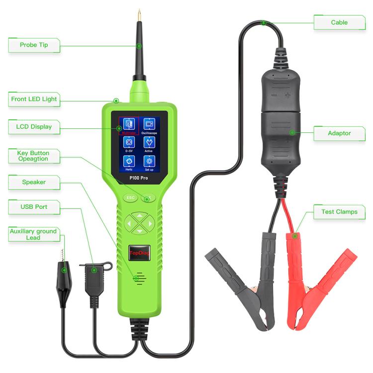 TopDiag Multi-Function Electrician Automobile Circuit Tester