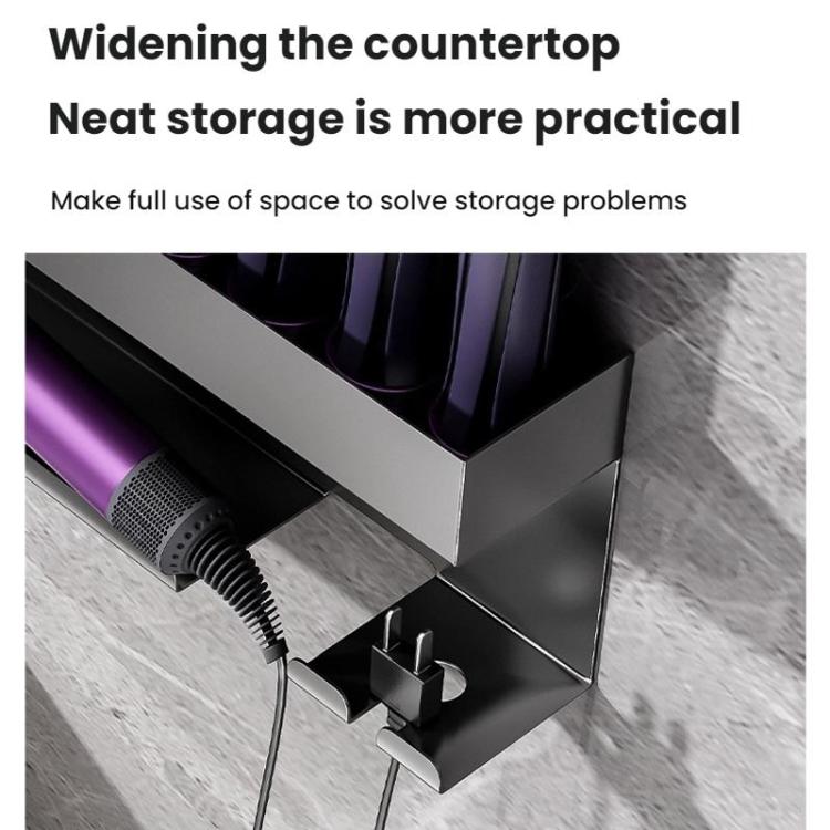 For Dyson Wall-Mounted Curling Iron Hair Dryer Storage Rack