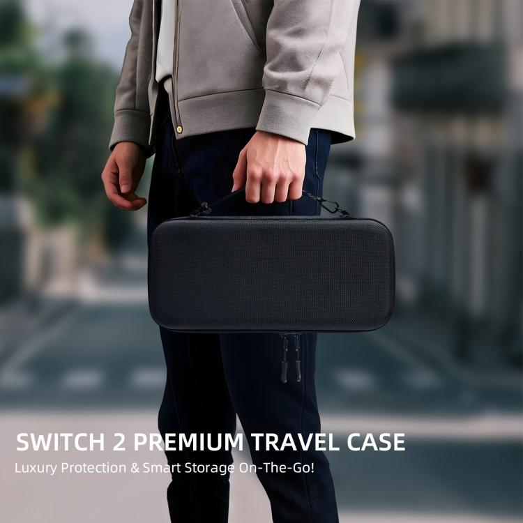 For Nintendo Switch 2 JYS Accessory Bundle Kit with Carrying Case, Charging Dock, Protective Shell, Desktop Stand, Steering Wheel, Grip, etc