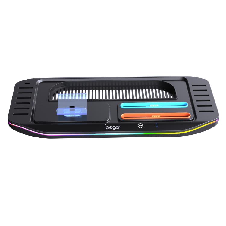 ipega Charging Dock for Nintendo Switch 2 Joy-Con & Pro Controller with RGB Lighting Game Card Holder