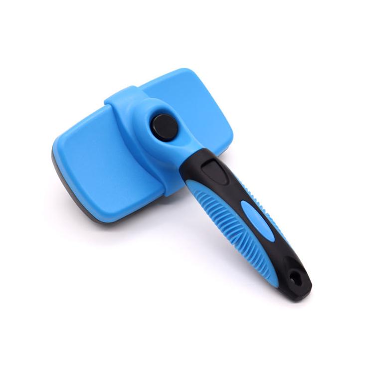 Pet Deshedding Brush for Cats & Dogs 1-Click Release Hair Remover Tool Grooming Brush