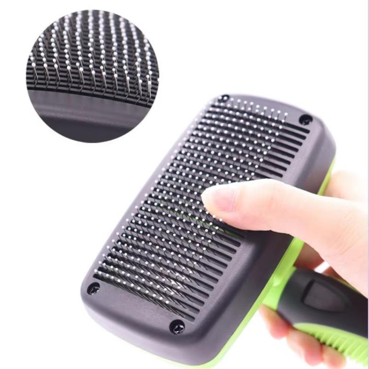 Pet Deshedding Brush for Cats & Dogs 1-Click Release Hair Remover Tool Grooming Brush