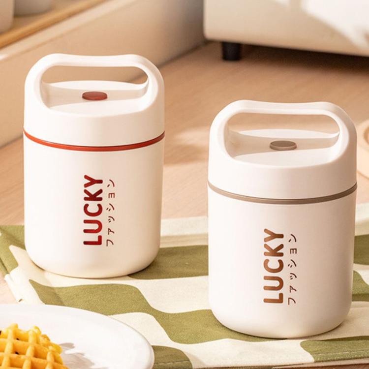 500ml 304 Stainless Steel Thermal Food Jar Vacuum Insulated Portable Soup Thermos, Oatmeal & Cereal Container For Breakfast