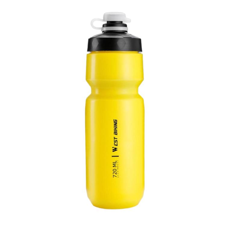 WEST BIKING 720ml Bike Water Bottle for Cycling Leak-Proof Squeeze Design Portable Sports Hydration Bottle