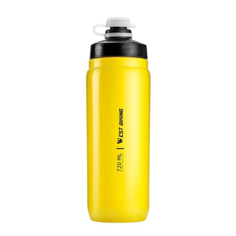 WEST BIKING 720ml Bike Water Bottle for Cycling Leak-Proof Squeeze Design Portable Sports Hydration Bottle