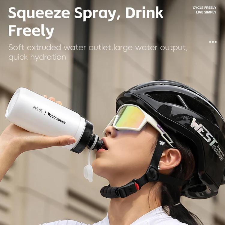 WEST BIKING 720ml Bike Water Bottle for Cycling Leak-Proof Squeeze Design Portable Sports Hydration Bottle