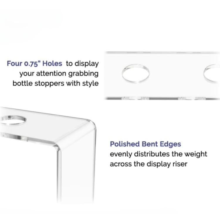 Acrylic Wine Bottle Cork Storage and Display Stand