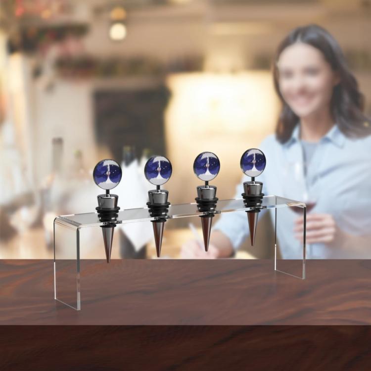 Acrylic Wine Bottle Cork Storage and Display Stand