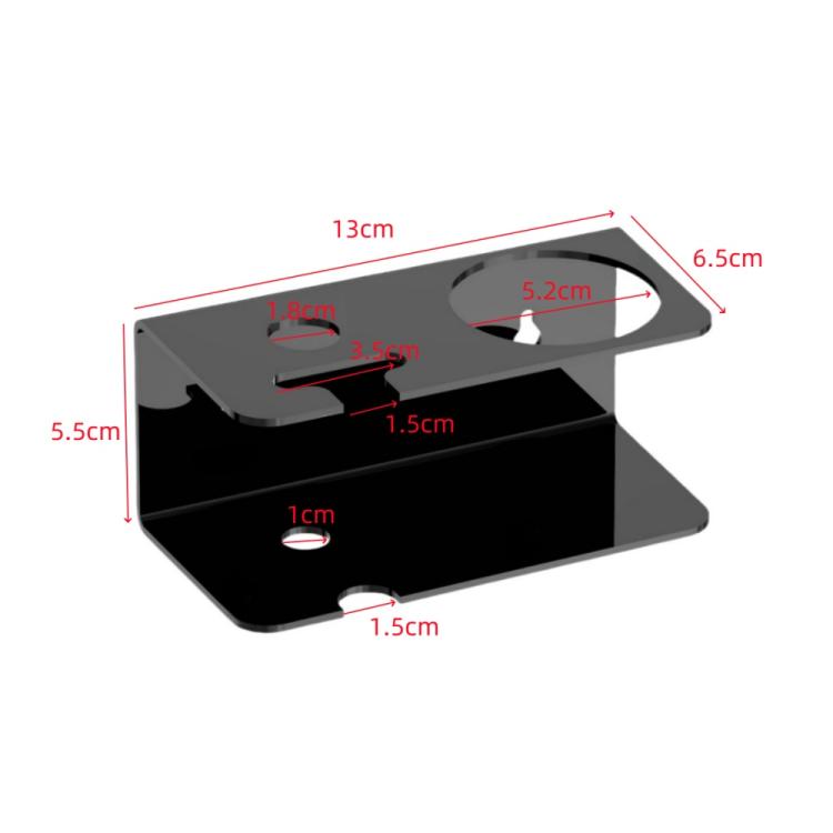Bathroom Wall Acrylic Razor Storage Stand