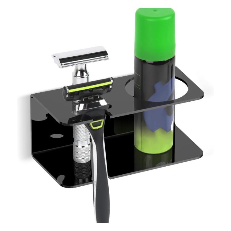 Bathroom Wall Acrylic Razor Storage Stand