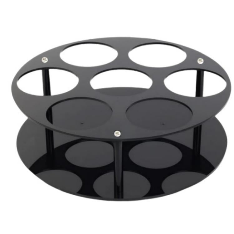 Coffee Syrup Kitchen Acrylic Countertop Round Bottle Holder