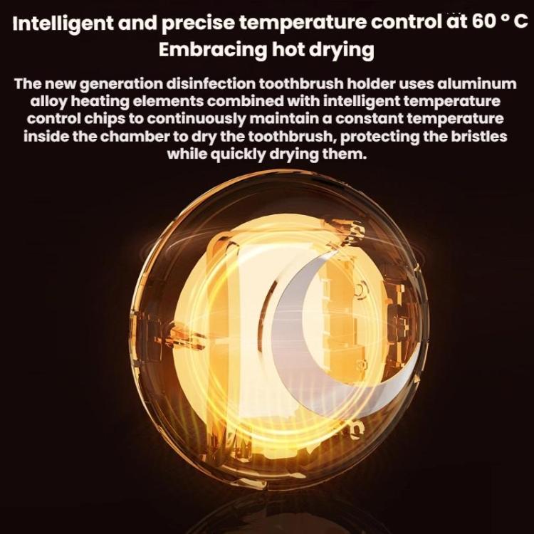 Smart Wireless UV Toothbrush Sterilizer Storage Rack