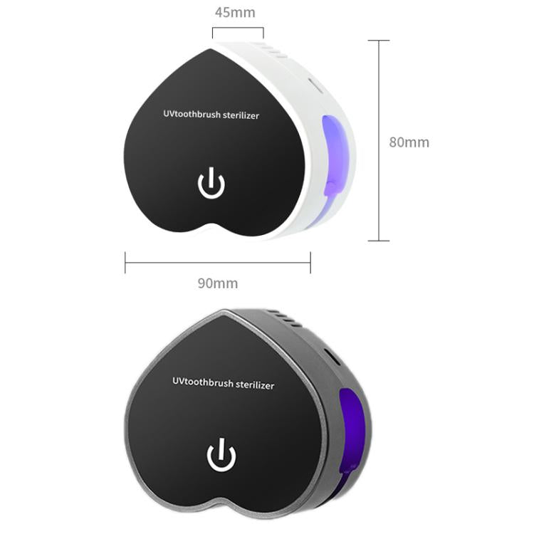 Portable USB Rechargeable Toothbrush Sterilizer with UV Sterilization