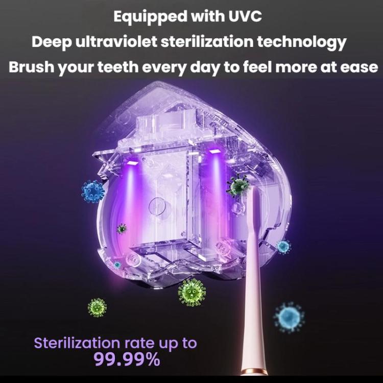 Portable USB Rechargeable Toothbrush Sterilizer with UV Sterilization