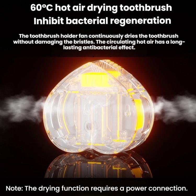 Portable USB Rechargeable Toothbrush Sterilizer with UV Sterilization