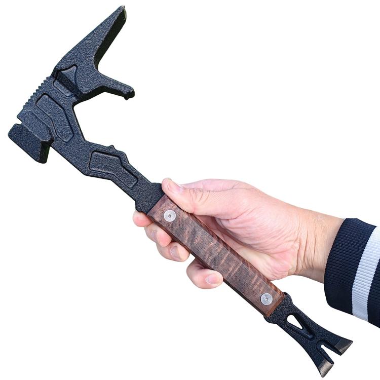 Home Outdoor Multi-Function Hammer Nail Puller Pry Bar Firefighting Demolition Tool