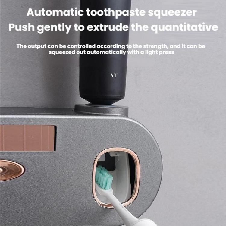 Wall-Mounted Smart UV Sterilization Multifunctional Toothbrush Holder