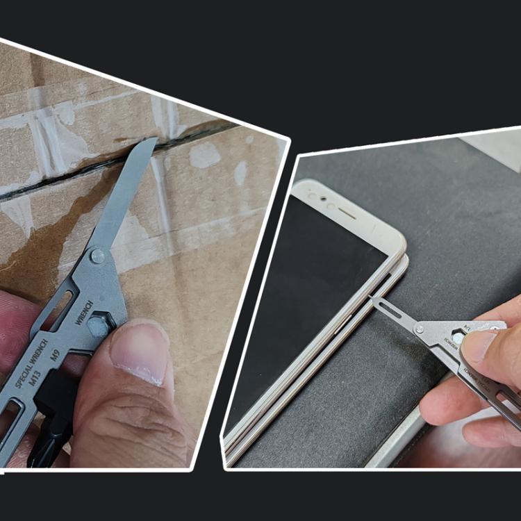 7 In 1 Smartphone SIM Card Eject Tool With Keyring Multifunctional Mini Portable Tool